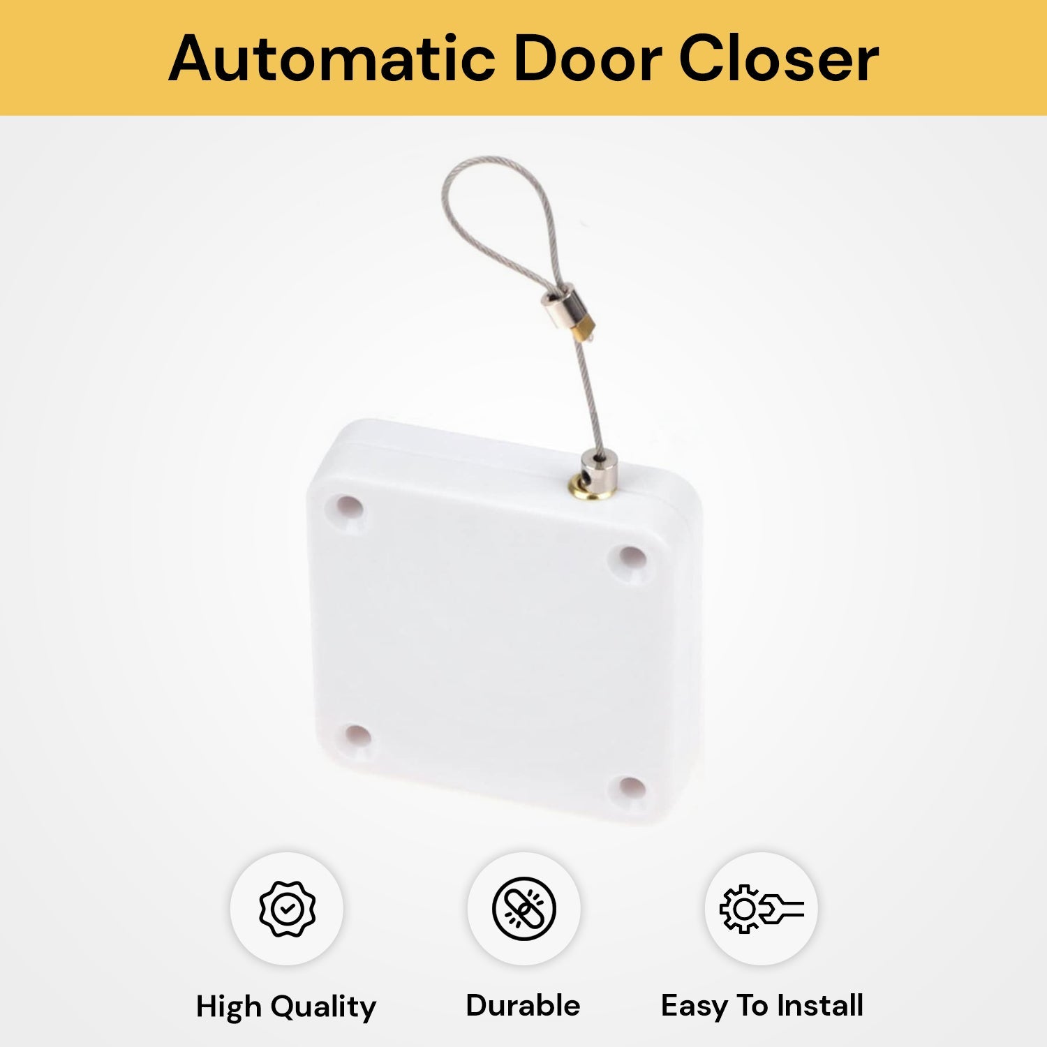 Punch Free Automatic Door Closer