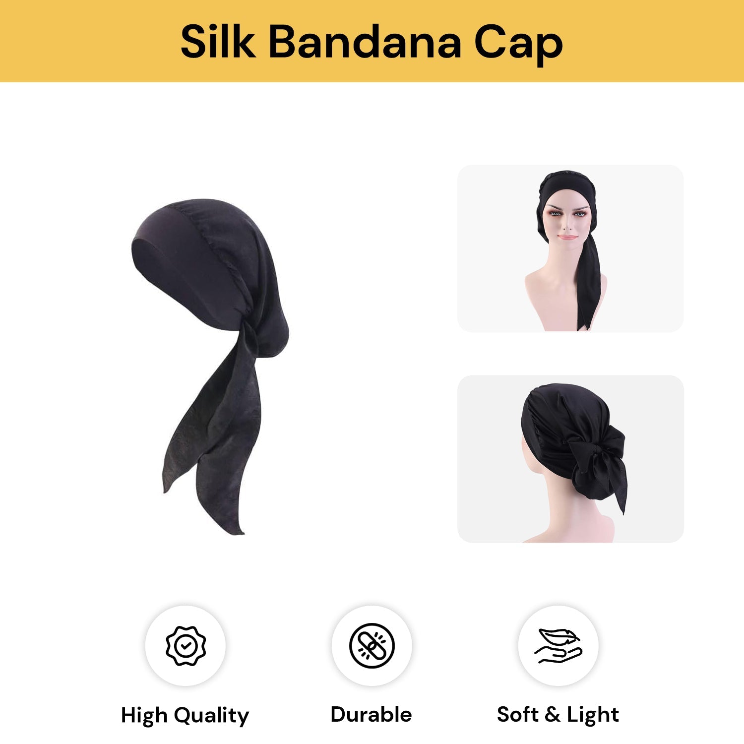 Silk Bandana Cap