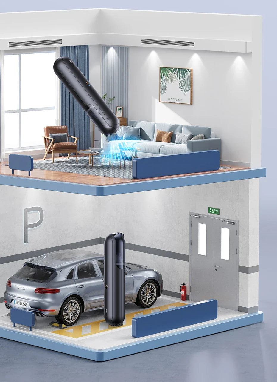 Baseus A1 Powerful Wireless Smart Car Vacuum Cleaner Prily