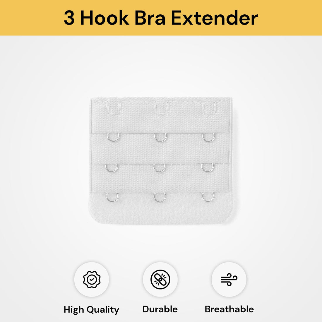 3PCs 3 Hook Bra Extender