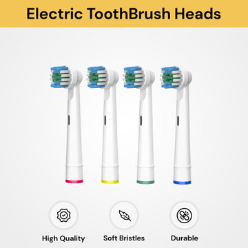 4PCs Electric Toothbrush Replacement Heads