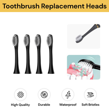 4PCs Sonic Electric Toothbrush Replacement Heads