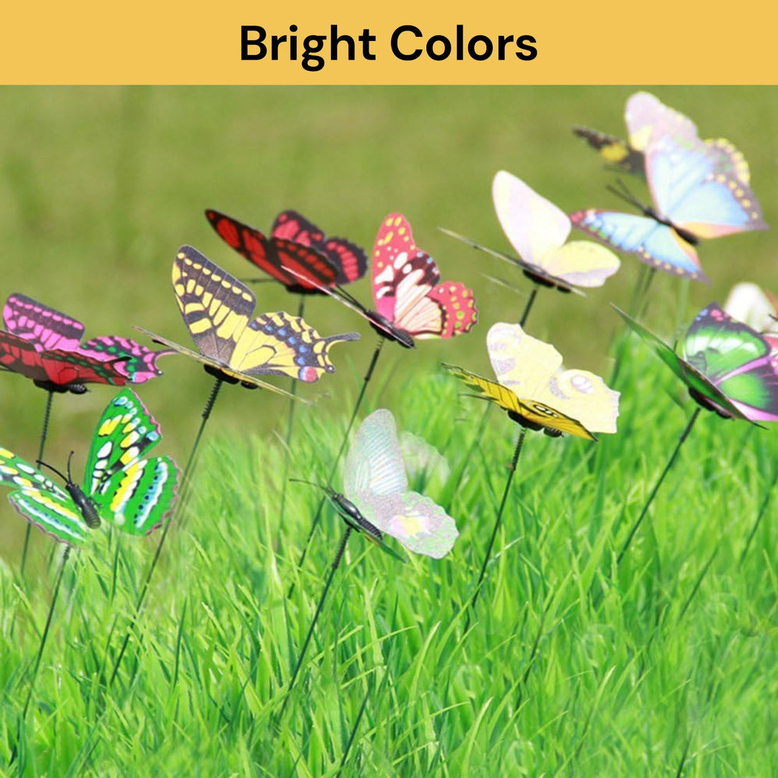 20PCs Butterfly Stakes - Assorted