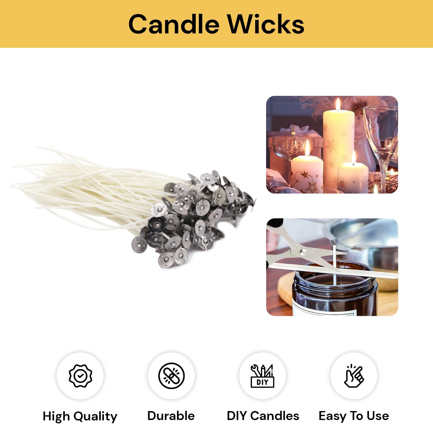 100PCs Candle Wicks