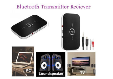 Wireless Bluetooth 2 in1 Audio Receiver Transmitter 3.5MM RCA Music Adapter PC