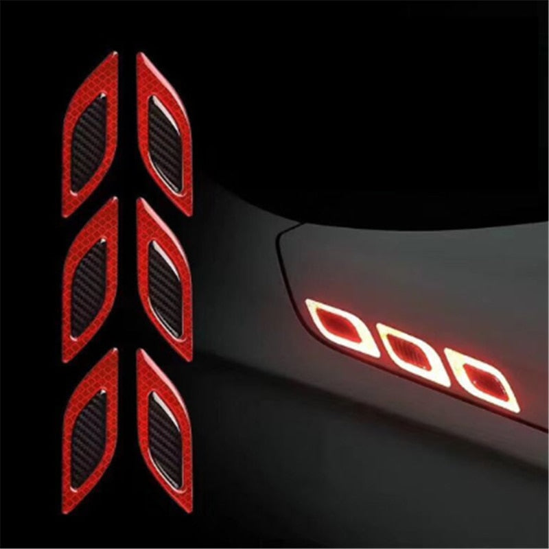 Car Anti-Collision Reflective Warning 3D Stickers (6pcs) Prily