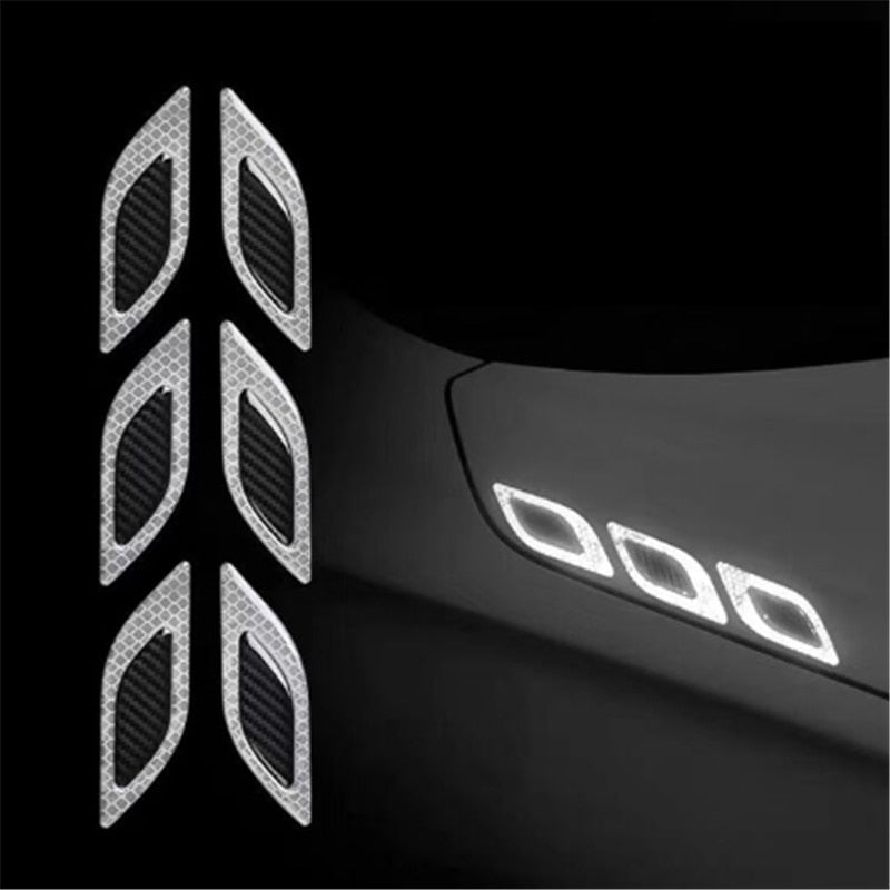 Car Anti-Collision Reflective Warning 3D Stickers (6pcs) Prily