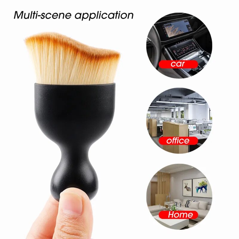 Car Cleaning Soft Dusting Brush with Casing (2pcs) Prily