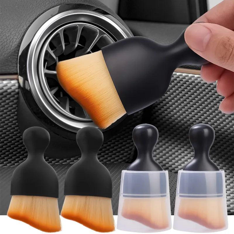 Car Cleaning Soft Dusting Brush with Casing (2pcs) Prily