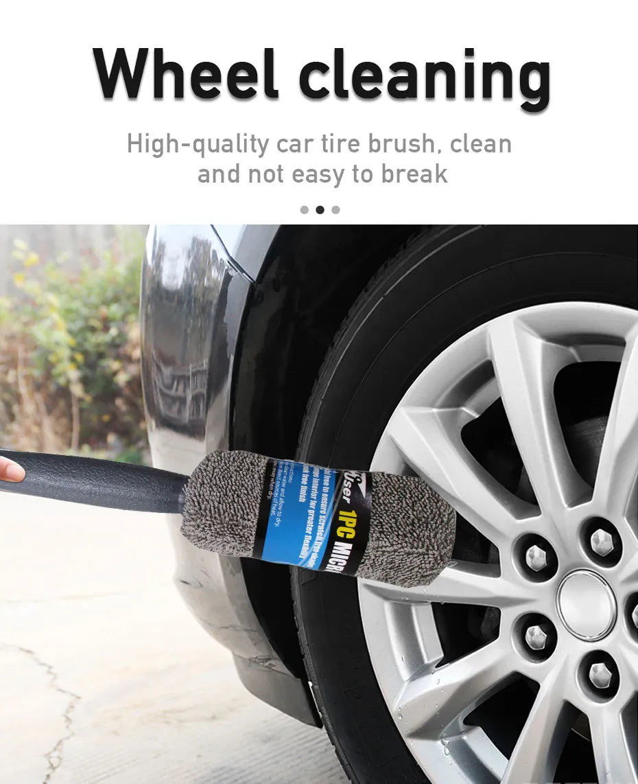 Car Detailing Cleaning Microfiber Full Pro Kit ( 9pcs ) Prily