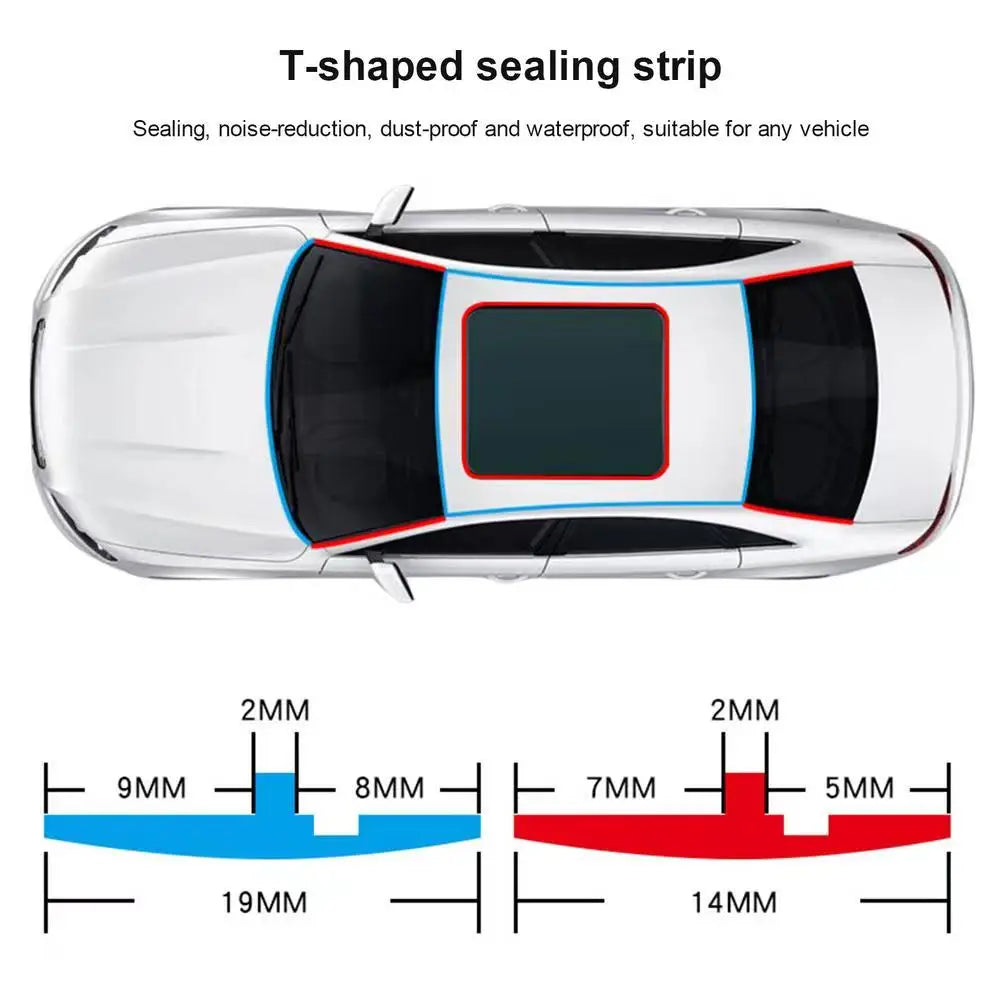 Car Sealing Protection Strips – Noise Insulation, Leak-Proof, Dustproof, Windproof Prily