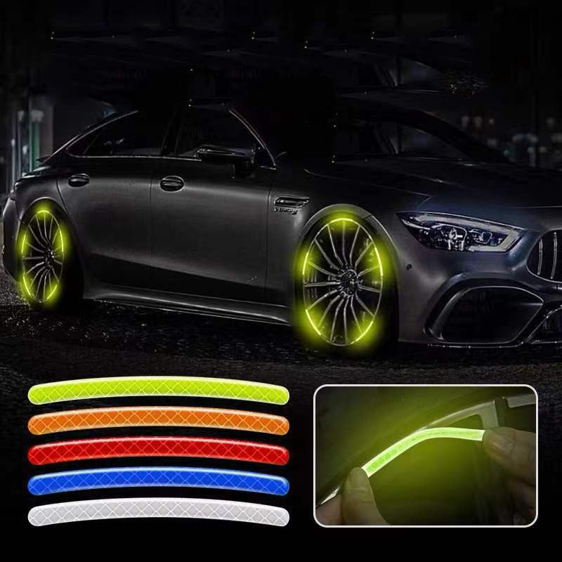 Car Tire Rim Night Safety Reflective Stickers Prily