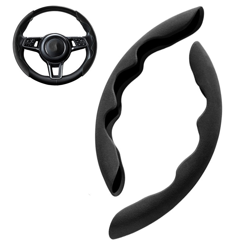 Carbon Fiber Universal Non-Slip Steering Wheel Cover Prily