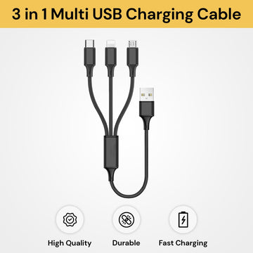 3 in 1 Multi USB Charging Cable