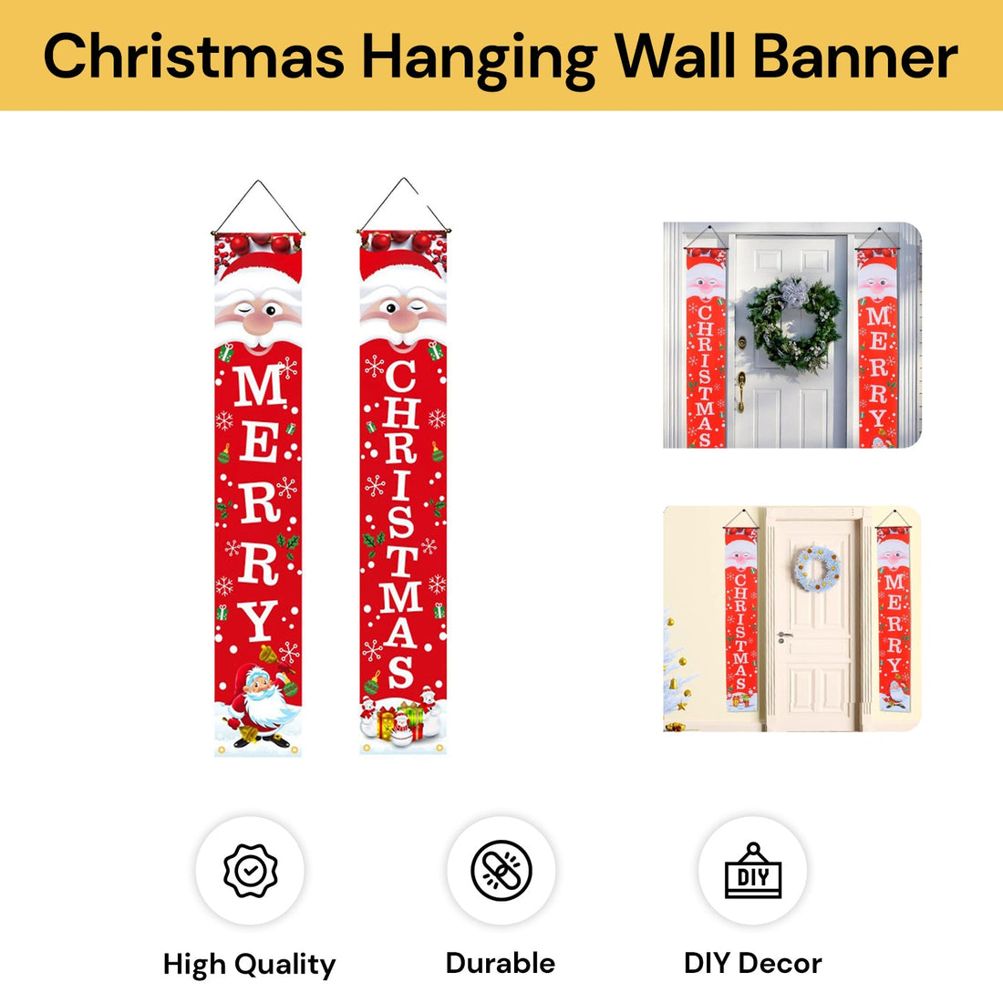 Christmas Hanging Wall Banner