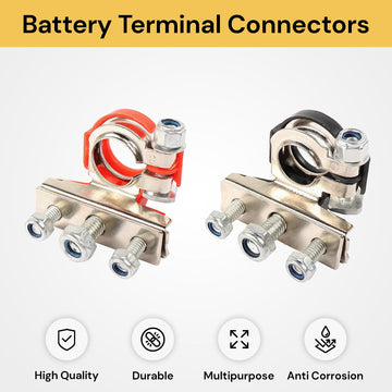 12V 3 Way Battery Terminal Connectors