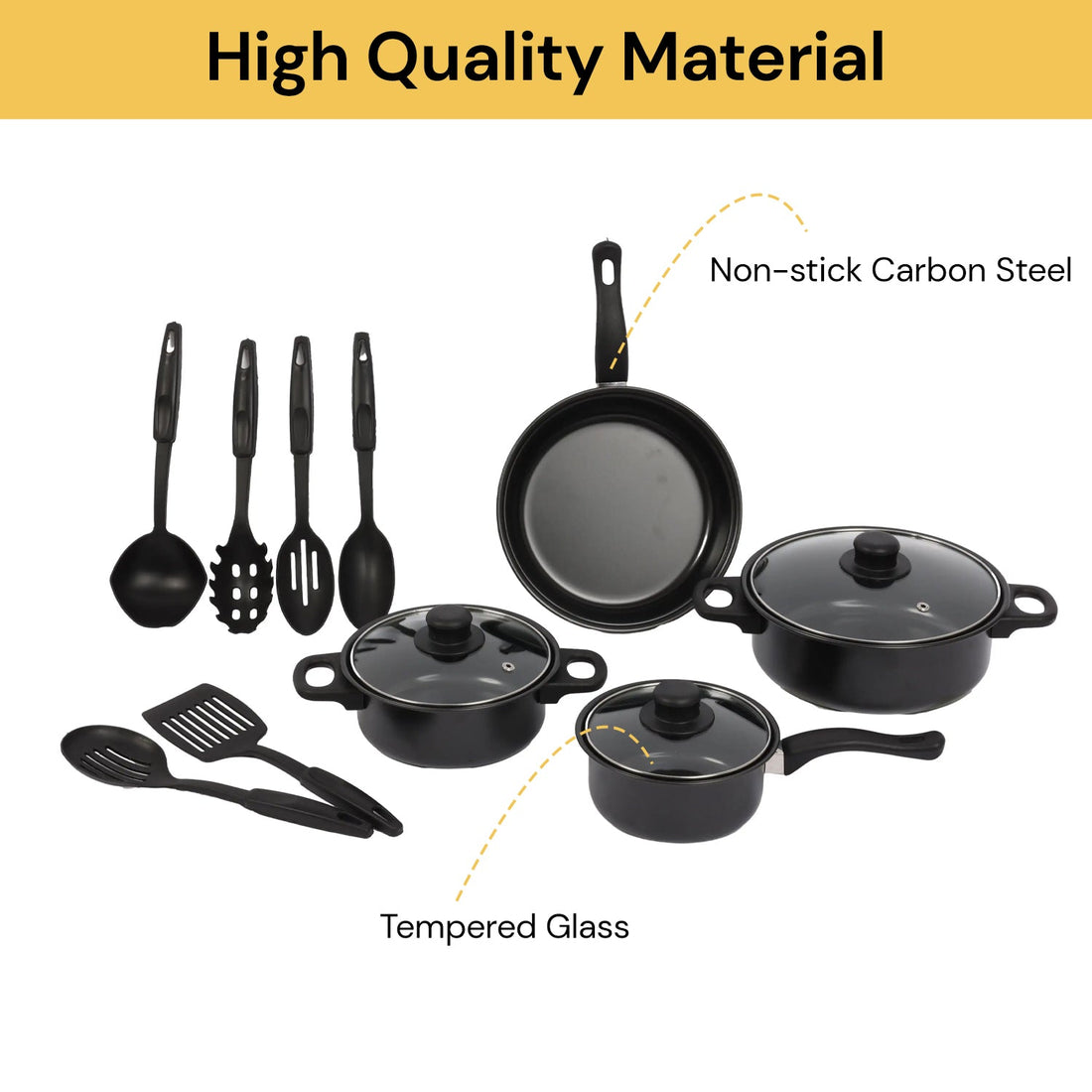 13PCs Cookware Set