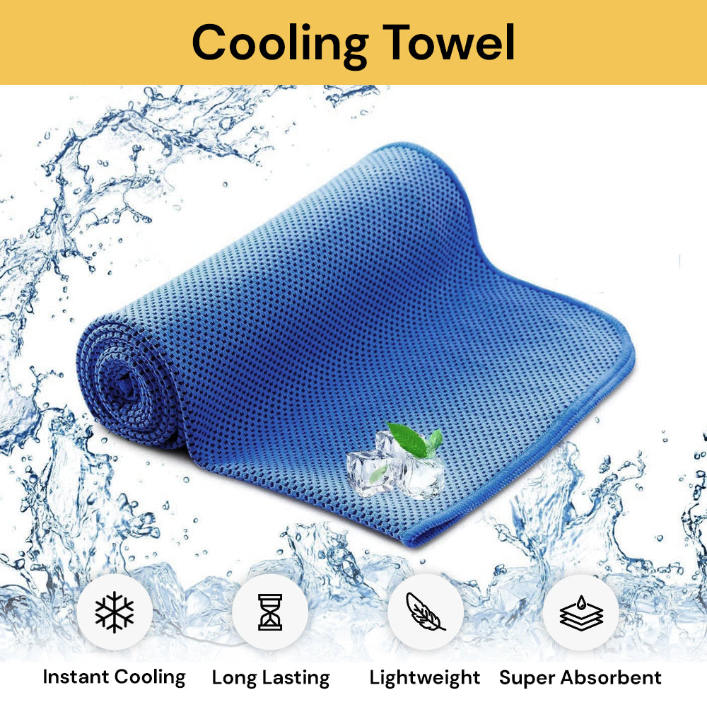 2pcs Instant Cooling Towel