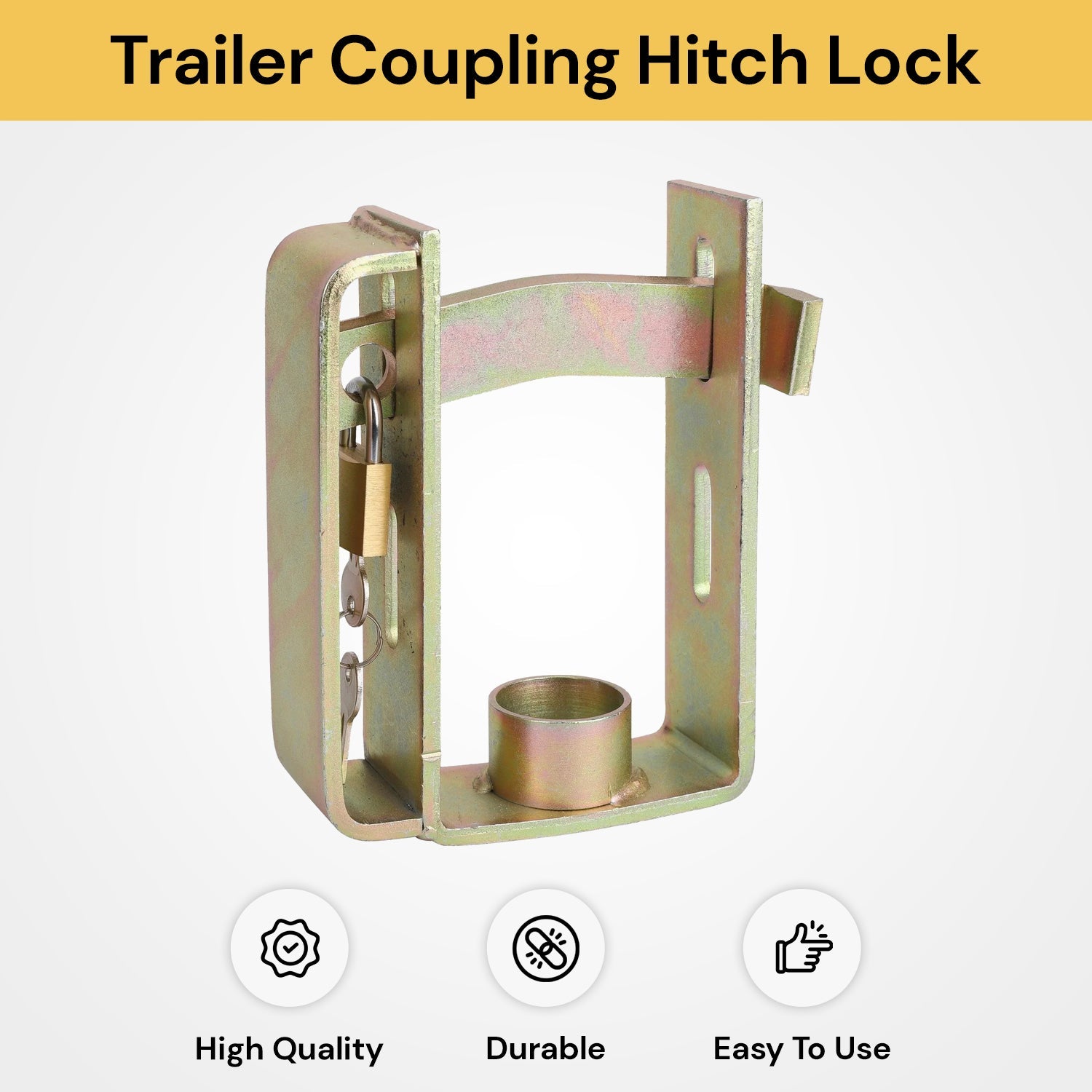 Trailer Coupling Hitch Lock