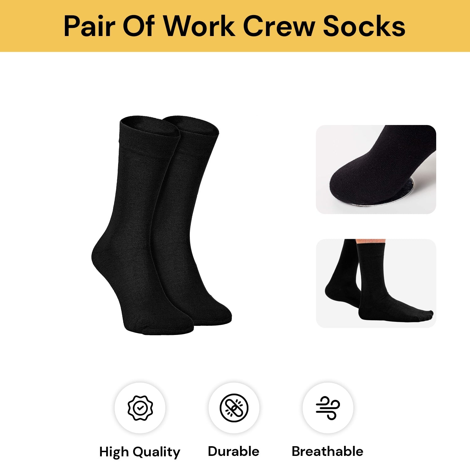 Pair Of Work Crew Socks