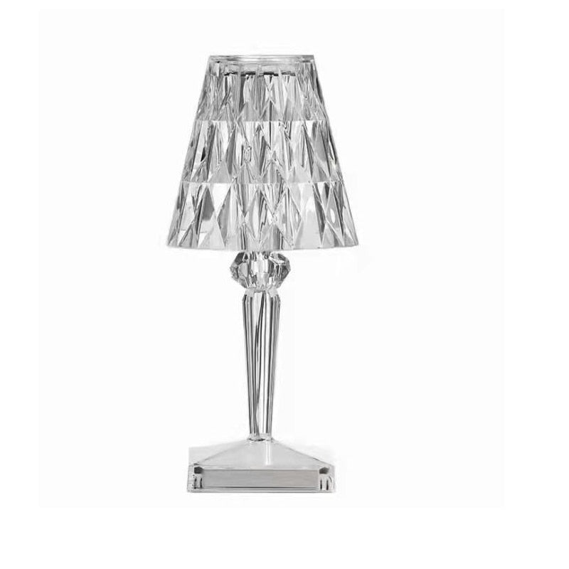 Crystal Diamond Glow Touch Table Lamp Prily