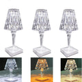 Crystal Diamond Glow Touch Table Lamp Prily