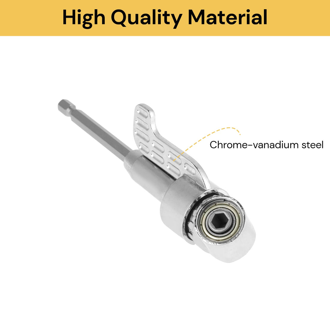 105° 1/4 Inch Right Angle Drill Adapter