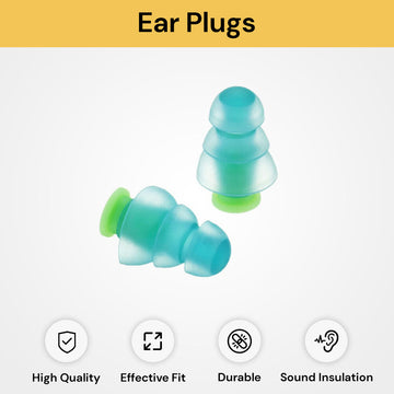 Pair of Silicone Ear Plugs