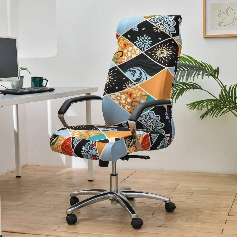 Elastic Computer Office Chair Zipper Cover Prily