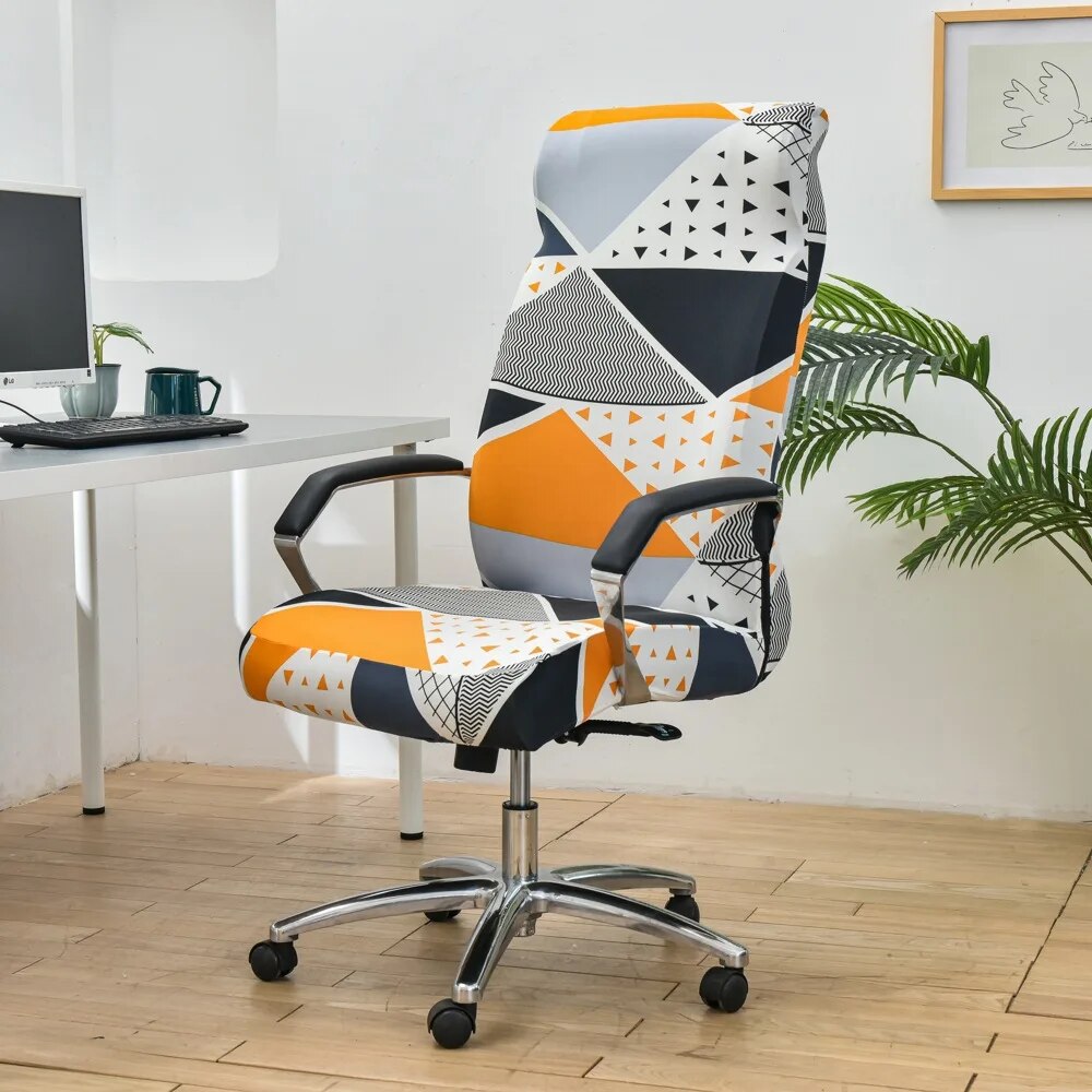 Elastic Computer Office Chair Zipper Cover Prily