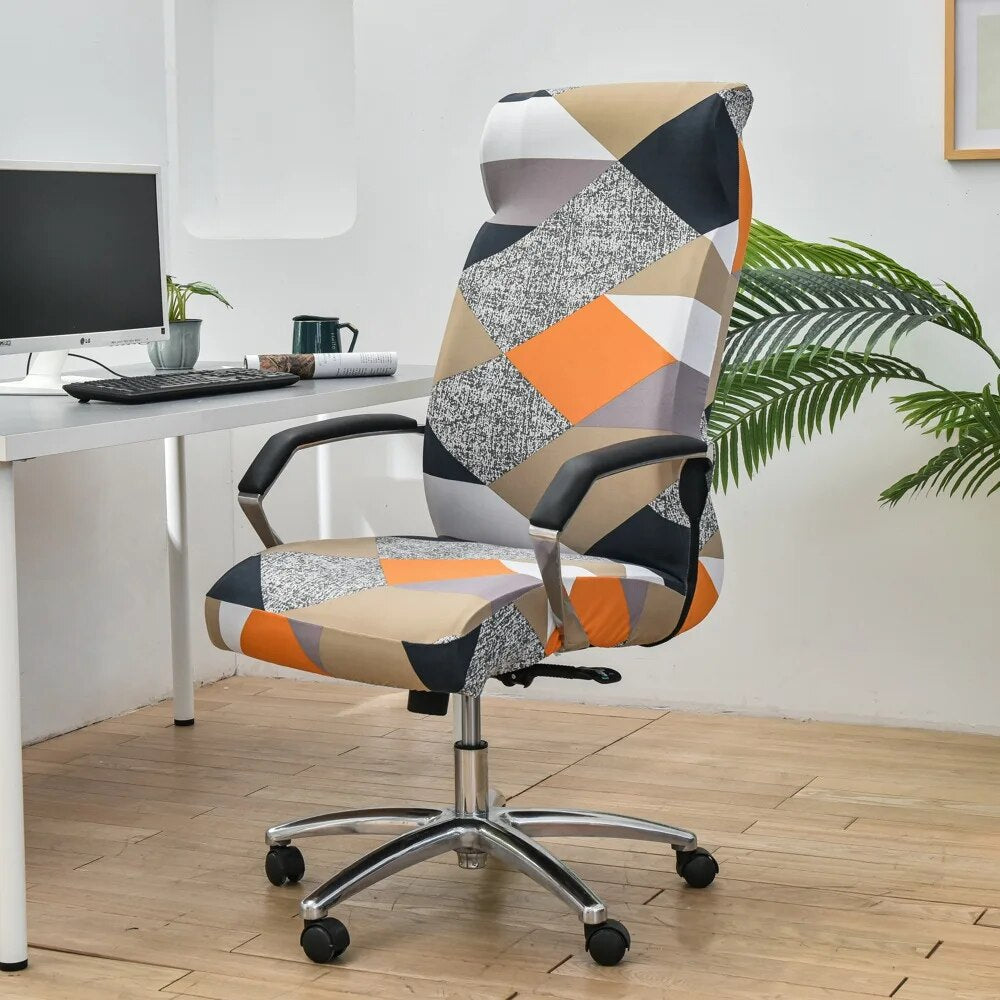 Elastic Computer Office Chair Zipper Cover Prily