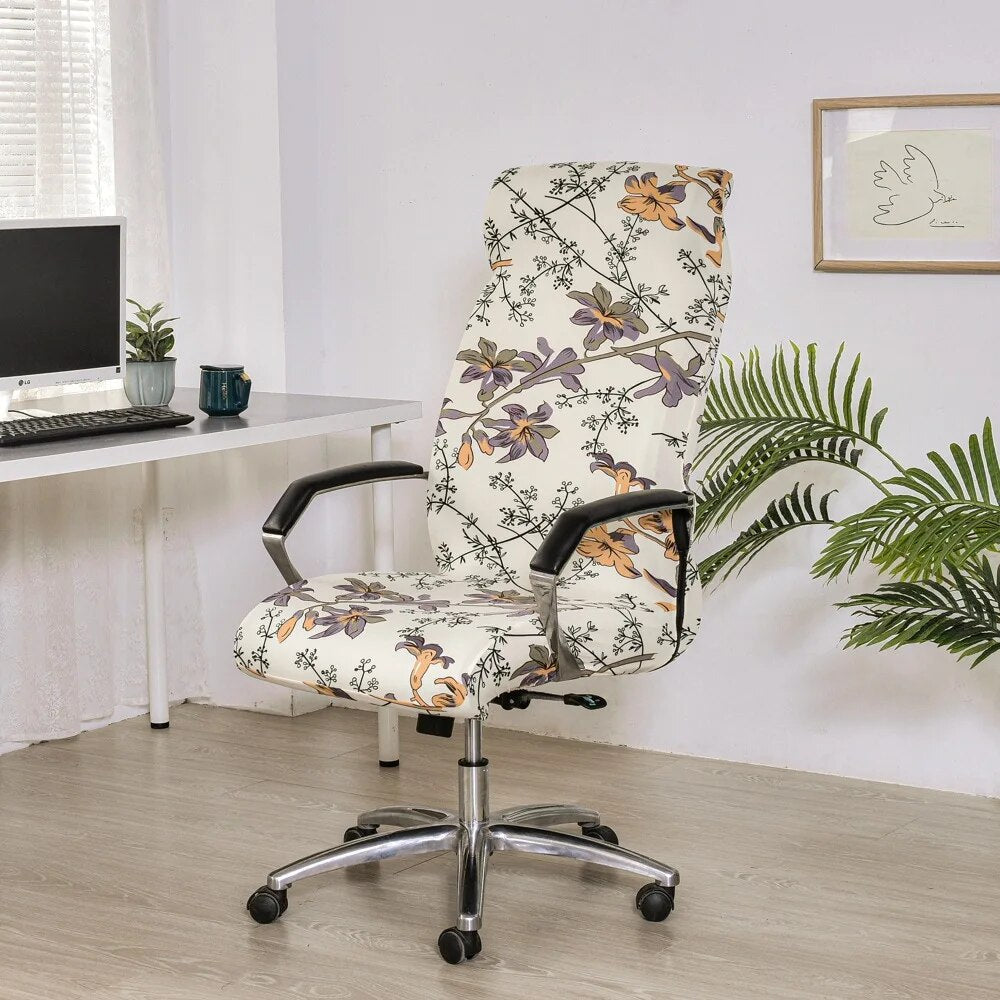 Elastic Computer Office Chair Zipper Cover Prily