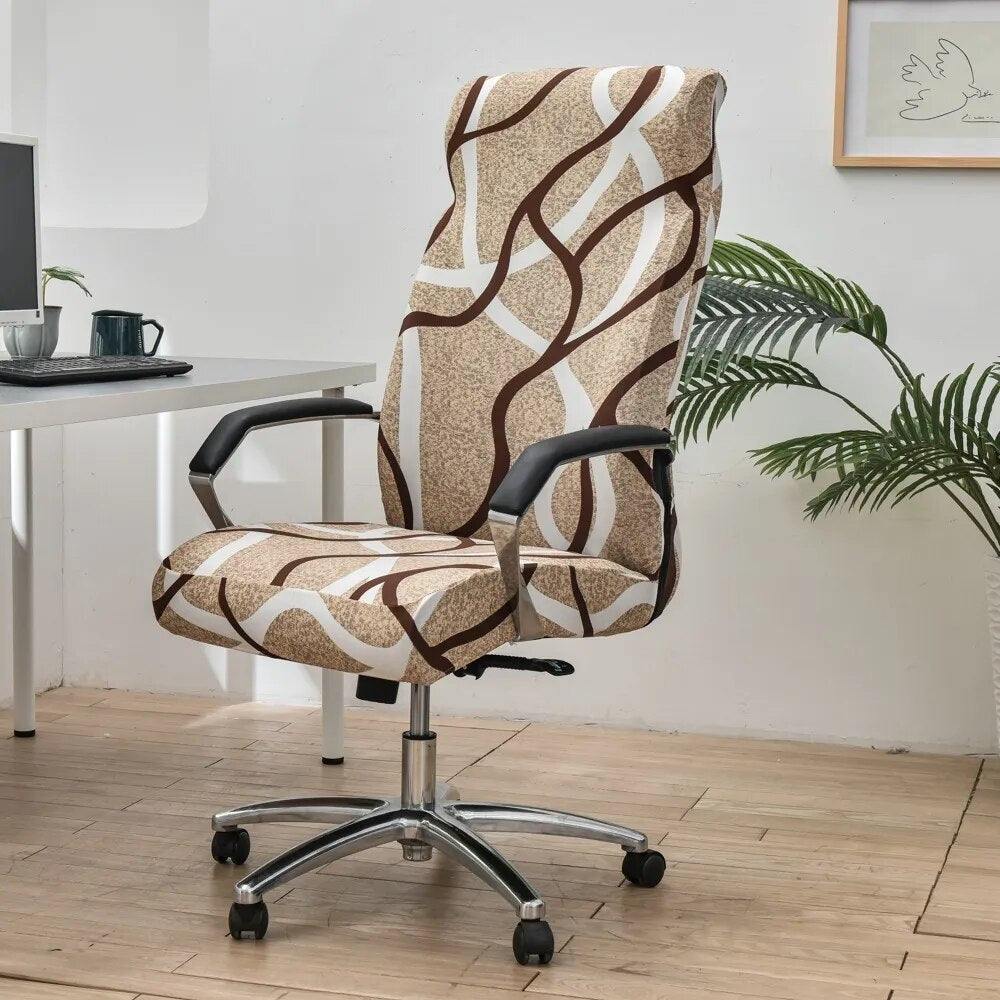 Elastic Computer Office Chair Zipper Cover Prily