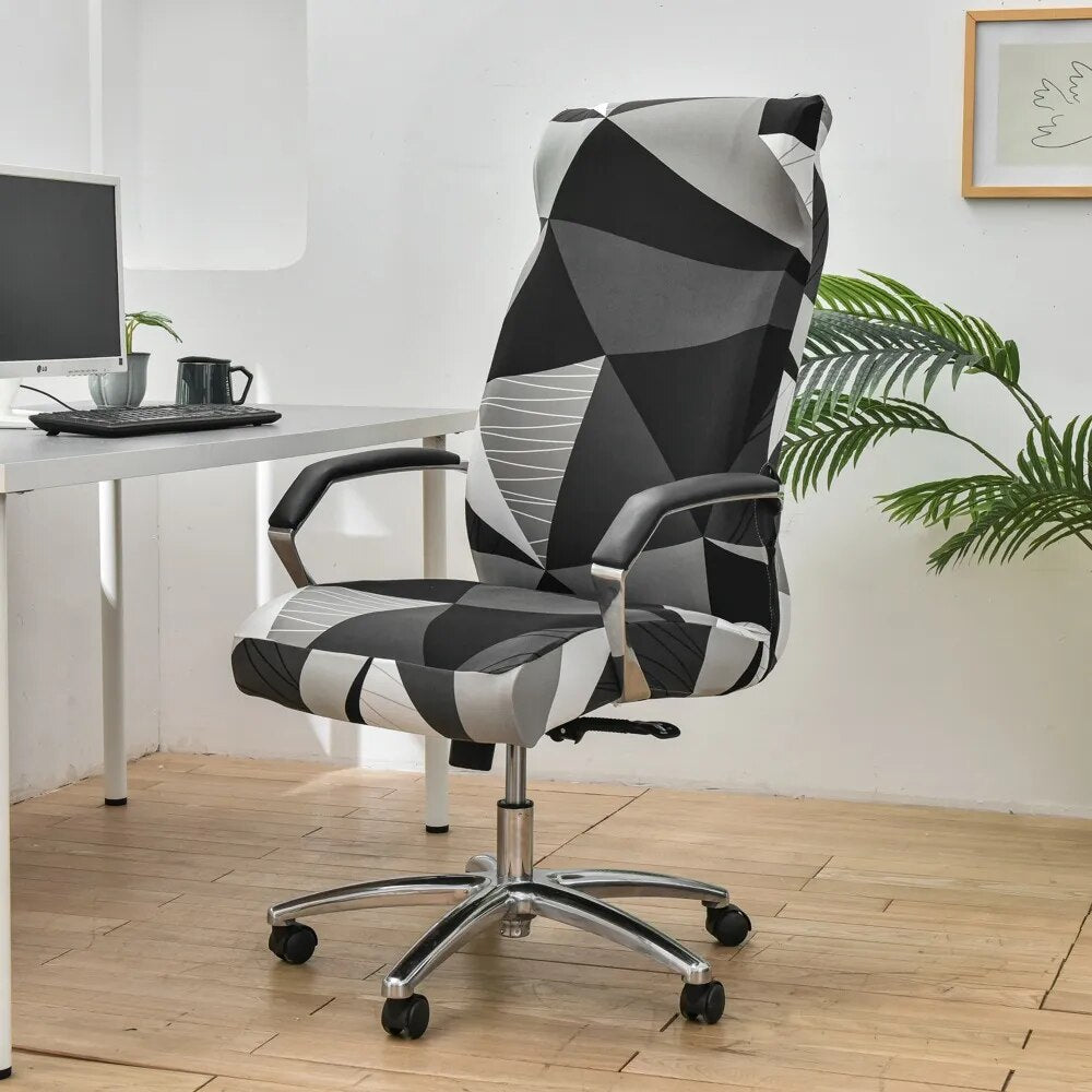 Elastic Computer Office Chair Zipper Cover Prily