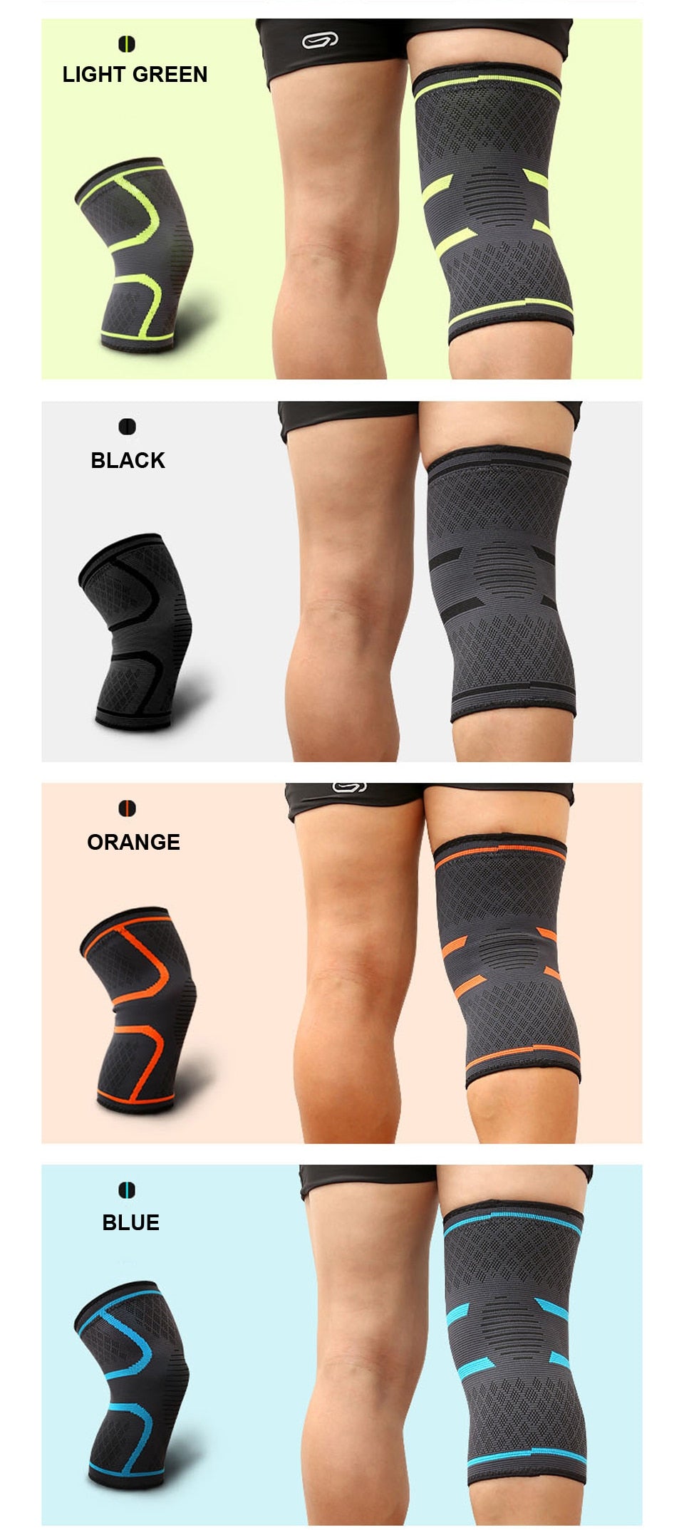 Elastic Knee Support Compression Brace (1pc) Prily