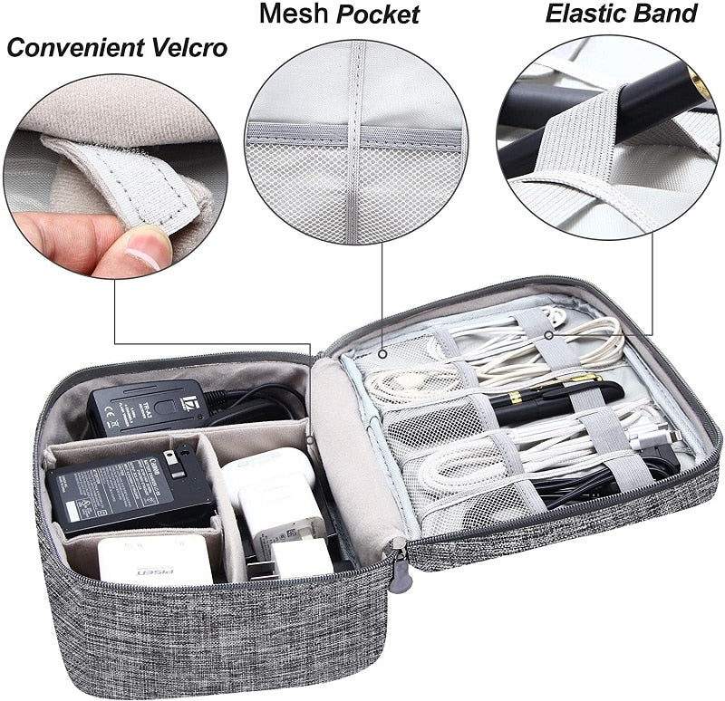 Electronics & Cables Waterproof Storage Organizer Prily