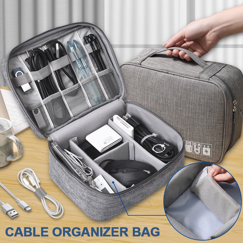 Electronics & Cables Waterproof Storage Organizer Prily