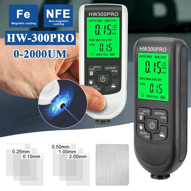 Electroplate Digital Metal / Paint Coating Thickness Gauge Tester Prily