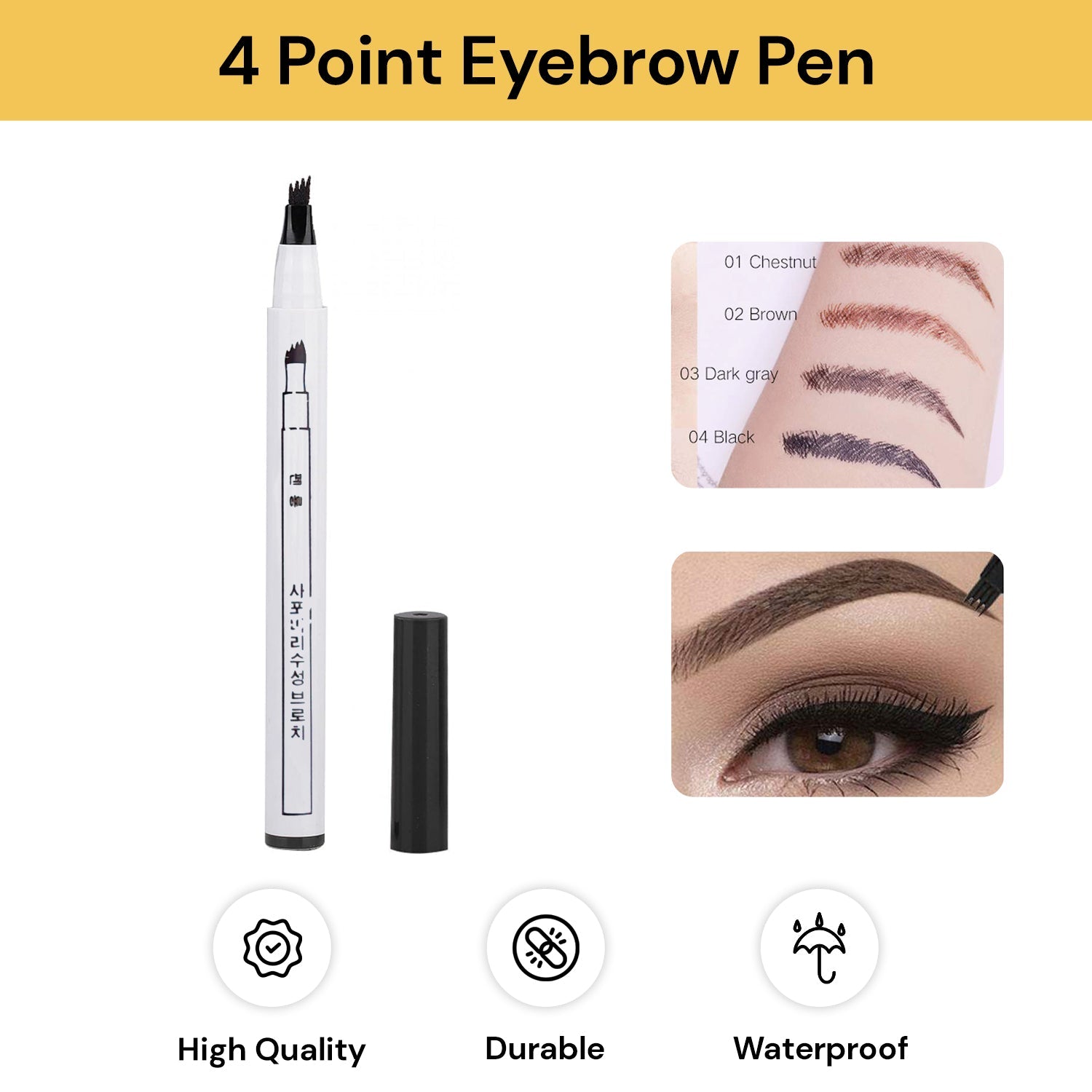 4 Point Eyebrow Pen