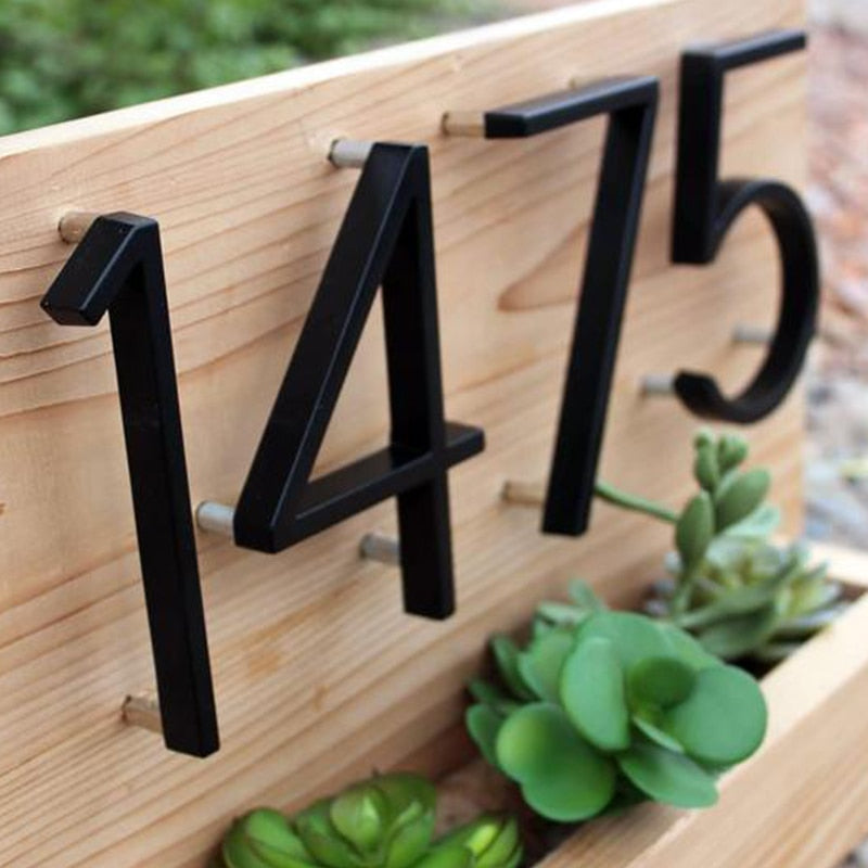 Floating Big House Address Numbers & Letters Prily