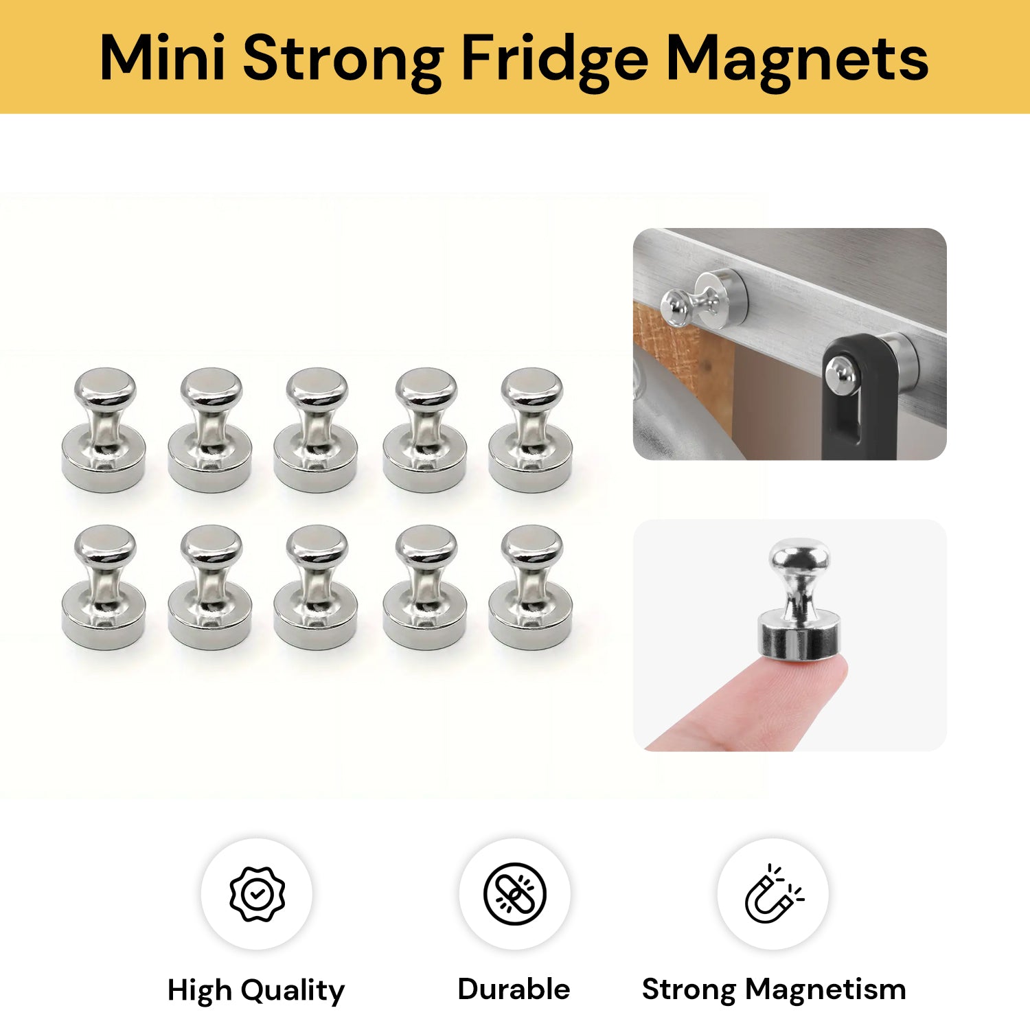 10PCs Mini Strong Fridge Magnets