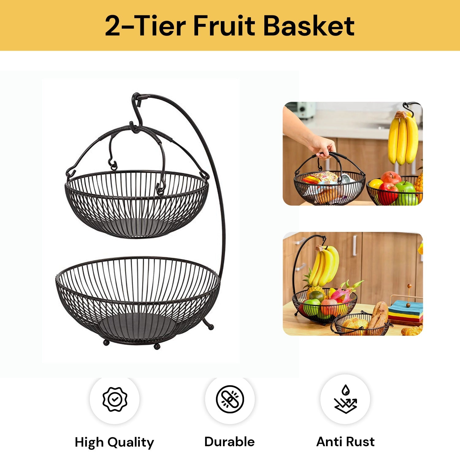 2-Tier Fruit Basket