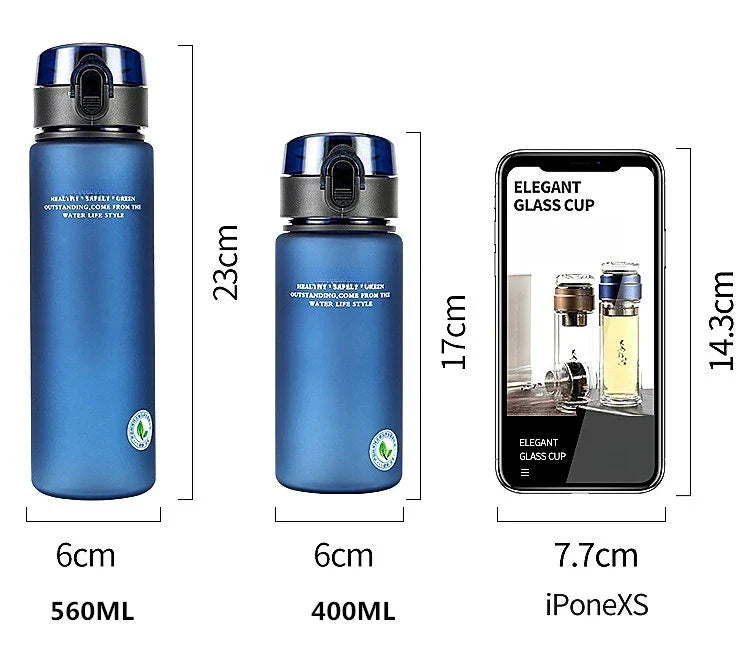 Functional Patented Design BPA Free Leak Proof Water Bottle Prily