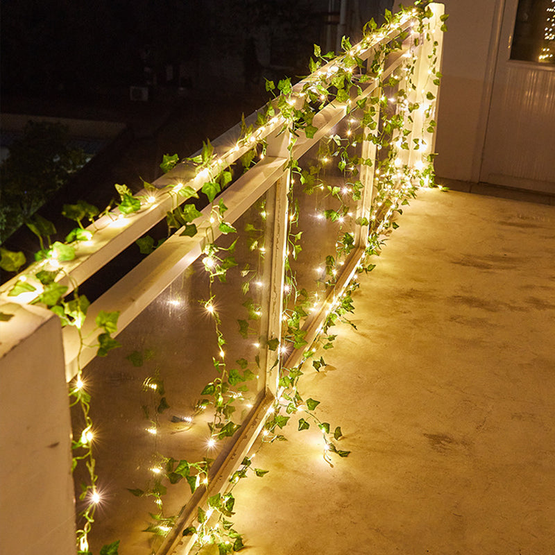 Garden Waterproof Solar Vine Leaf Lights Prily