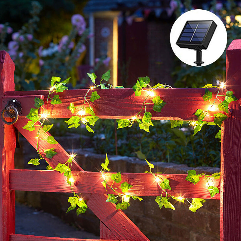 Garden Waterproof Solar Vine Leaf Lights Prily