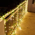 Garden Waterproof Solar Vine Leaf Lights Prily