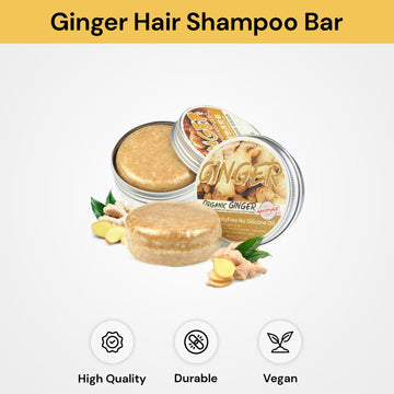 Organic Ginger Hair Shampoo Bar