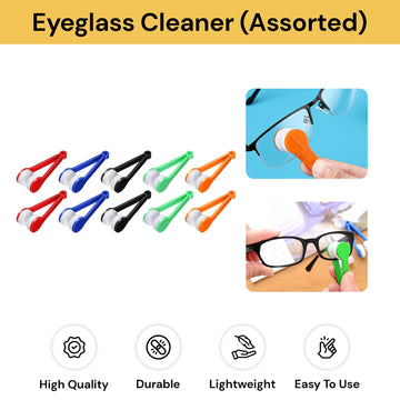 10PCs Mini Eyeglass Microfiber Cleaner (Assorted)