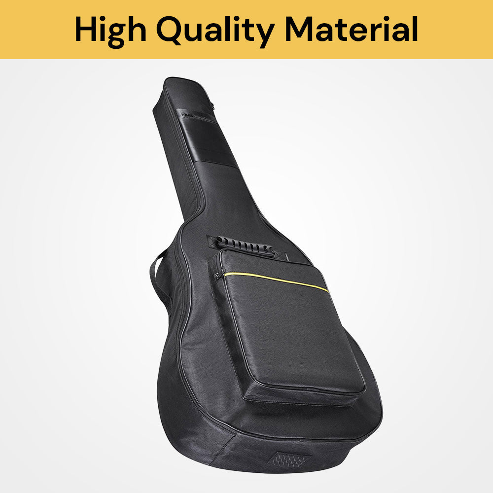 41-Inch Guitar Bag - Black - Padded Gig Bag for Guitar