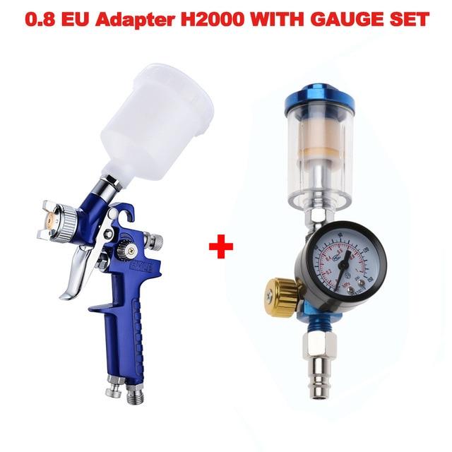 H-2000 Professional HVLP Pneumatic Paint Spray Gun Prily